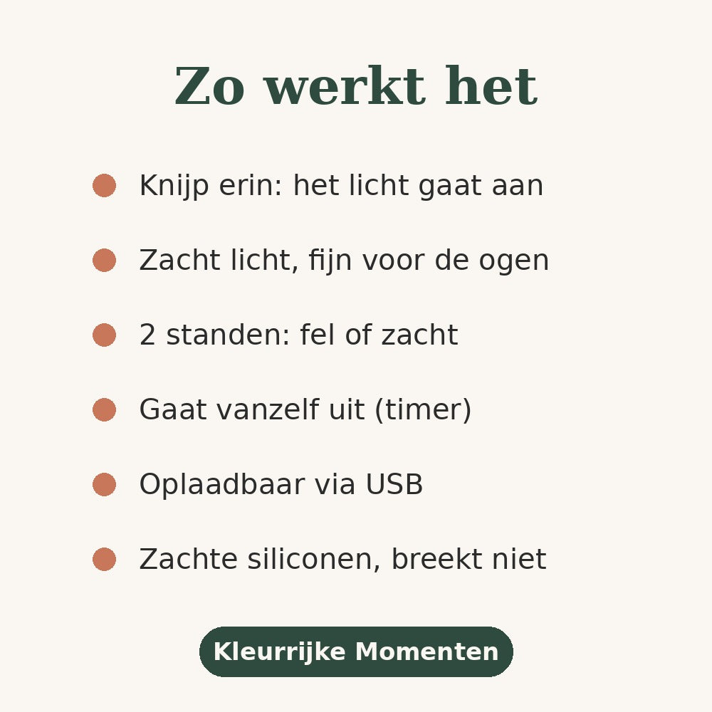 Capibara Nachtlampje – zacht siliconen, knijp en hij gaat aan
