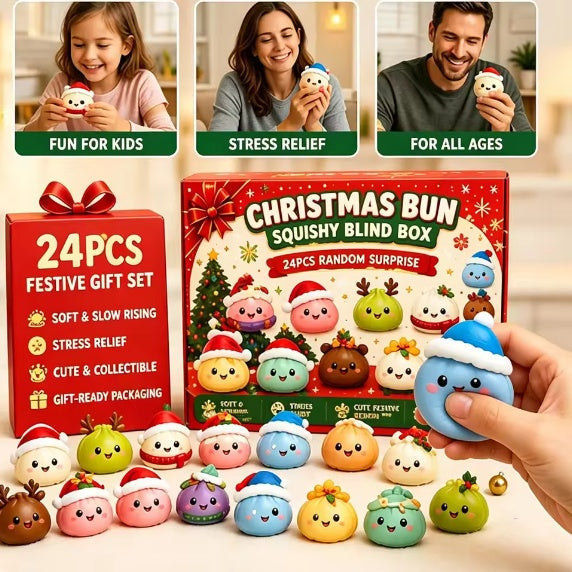 Squishy Adventskalender – 24 kerst-dumplings om te knijpen